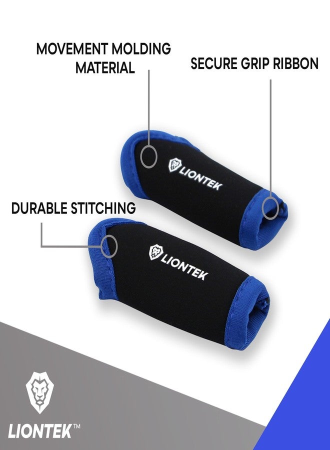 LIONTEK Single Finger Sleeve Pair - Sports Compression Finger Sleeve for BJJ, MMA, Basketball, Weight Lifting, and More (Small) - Image 3