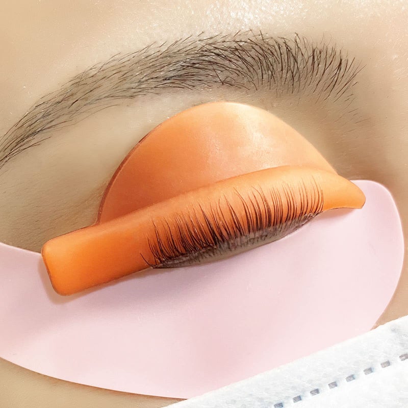 PERMANIA Silicone Curler Pad, 10Pcs/5sizes for Lash Perm Kit Reusable Soft C & D Curls Eyelash Lifting Rod Makeup Beauty Tool Lash Lift Pads (Orange) - Image 5