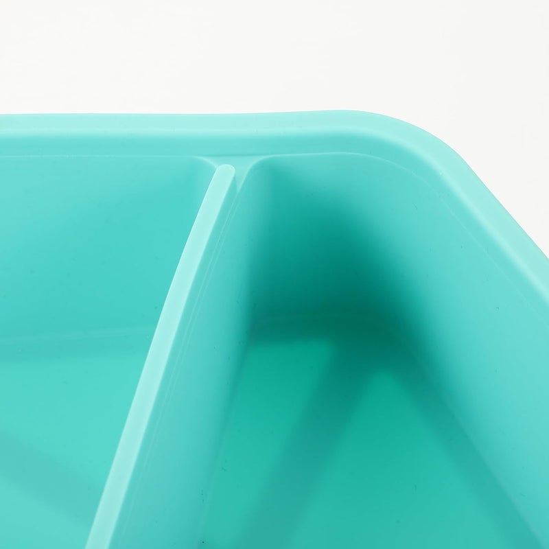 Silicone Pizza Plate Large Capacity Microwave Safe Food Storage Container for Pizza Slices Suitable for Freezer and Fridge - Image 3