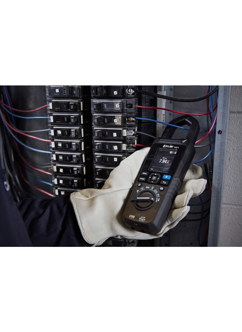 Flir FLIR CM275KIT Industrial Thermal Imaging Clamp Meter Kit with Datalogging Wireless Connectivity IGM  Rechargeable Battery  - Image 4