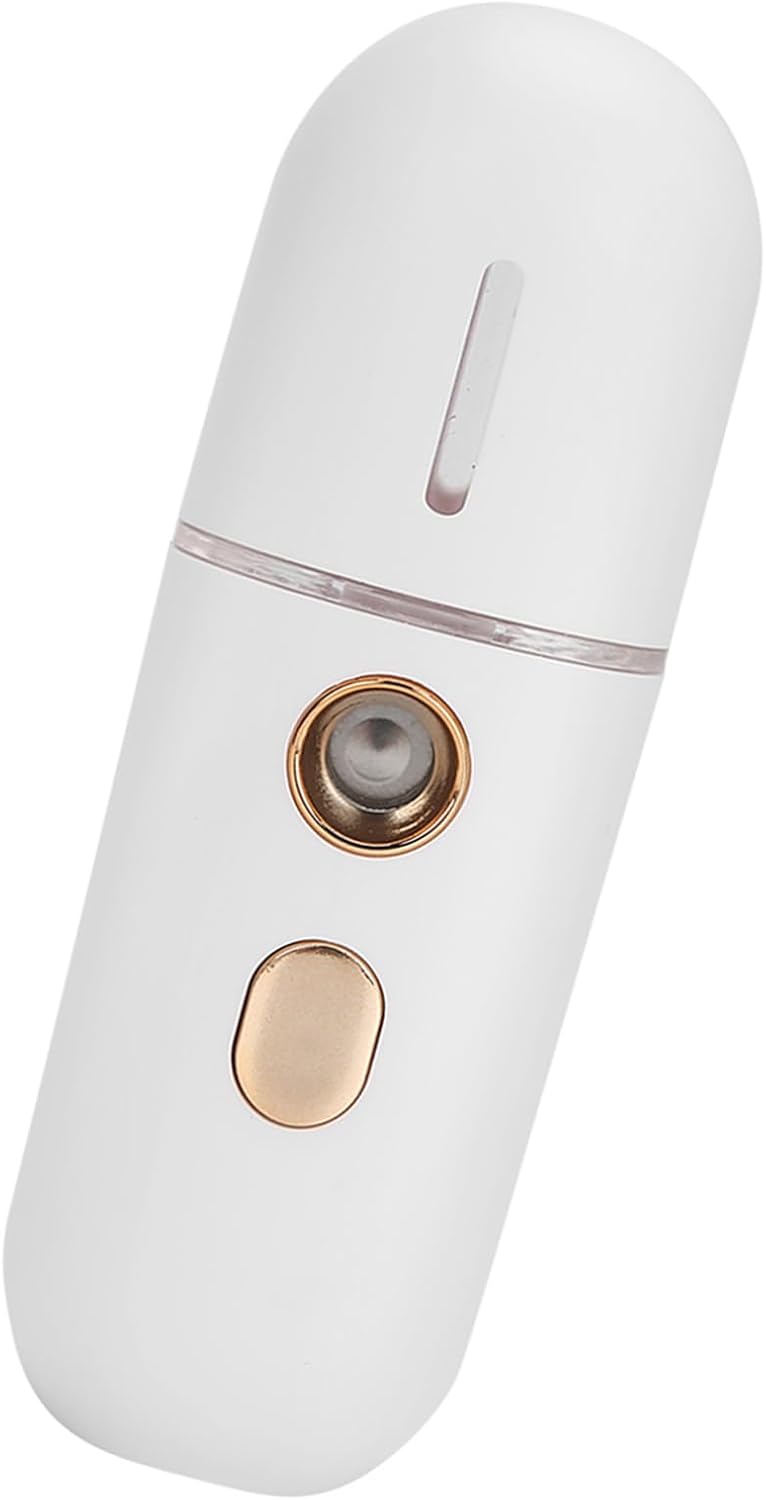 Face Mist Sprayer, USB Charging Nano Moisturizing Portable Face Humidifier, Compact Design with 20ml Water for Daily Skincare and Summer Hydration - Image 2