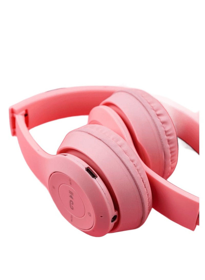 B12 Rabbit Wireless Headphones with External Microphone and SD Card - Image 2