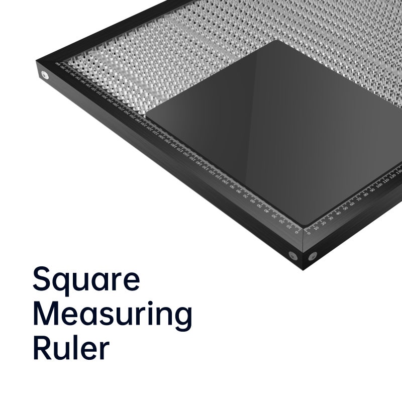 Acmer TEVOUP ACMER-E10 Cutting Honeycomb Working Table Board Steel Panel Platform 400x400mm for CO2 or Diode Engraver Cutting Machine Compatible with NEJE/XTOOL/ORTUR/SCULPFUN Easy-observing - Image 4