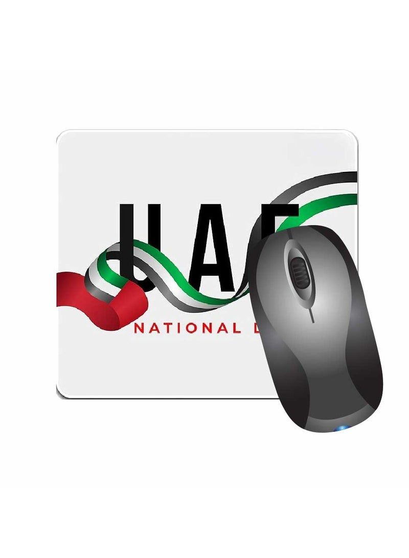 PRINTSHOP4ME Mouse pad with Printed theme design for Celebrating UAE  National Day or Flag day - Image 2