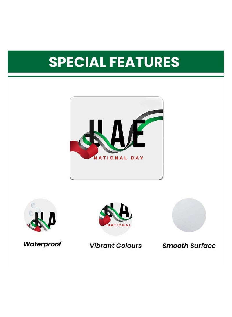 PRINTSHOP4ME Mouse pad with Printed theme design for Celebrating UAE  National Day or Flag day - Image 3