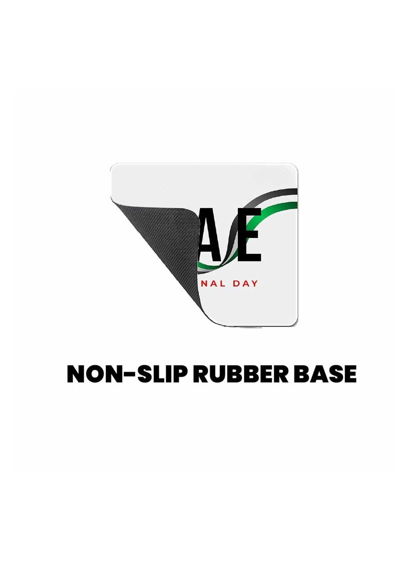 PRINTSHOP4ME Mouse pad with Printed theme design for Celebrating UAE  National Day or Flag day - Image 4