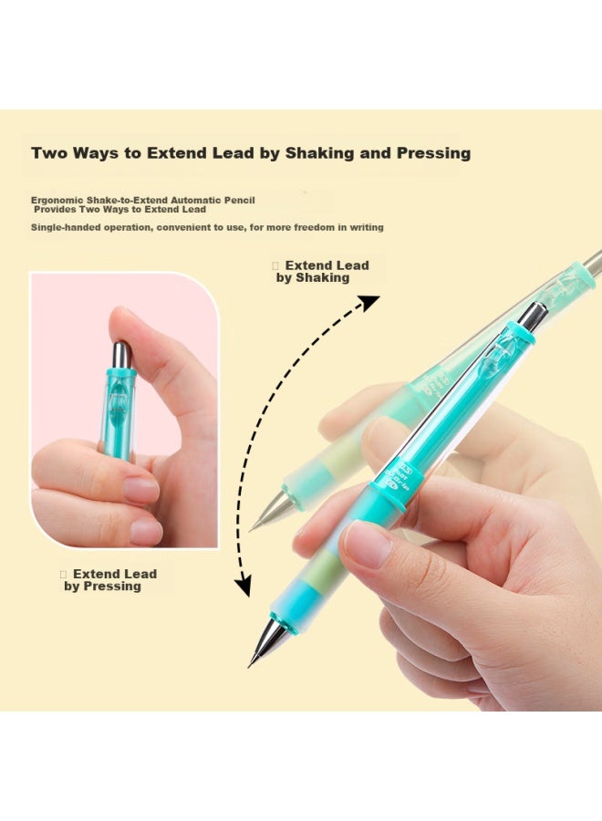 Pilot Ergonomic Mechanical Pencil 0.5Mm Anti-Fatigue For Spring Outings And Sketching, Elementary School Students' Writing, Limited Edition, Red Pink Hdgcl50R-Psp Original Import - Image 3