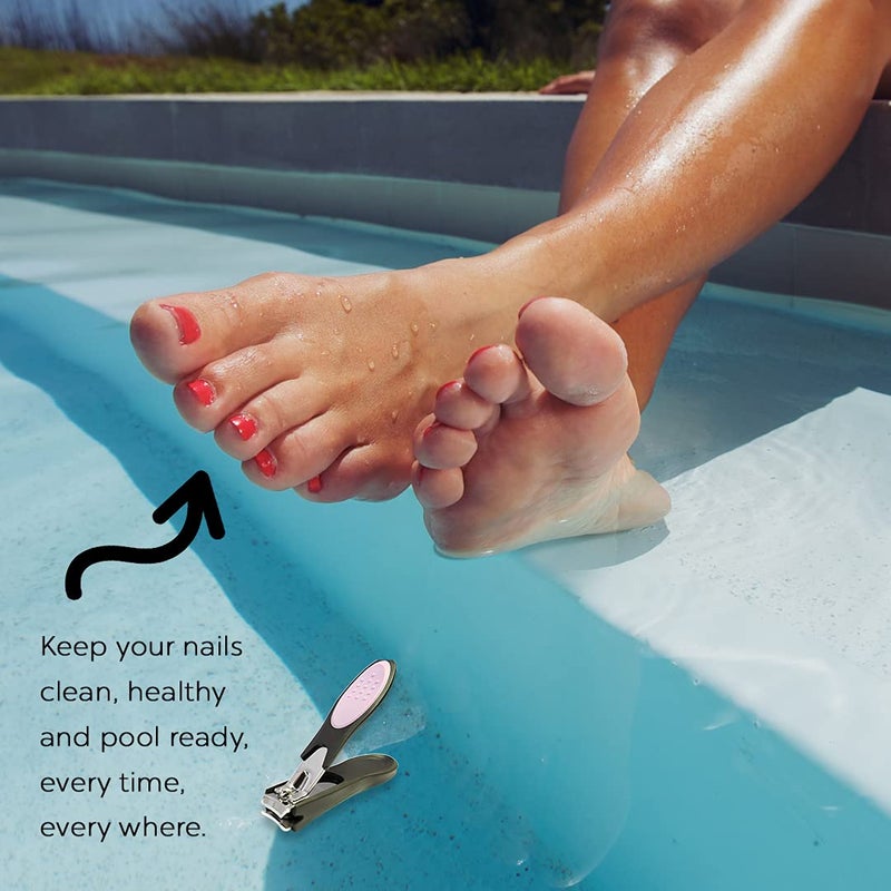 DreamCut Dream Cut Nail Clipper, Toenail Clippers, Chrome Plated, Stainless Steel, Sharp, Sturdy, Comfort Grip, Nail Catcher, for Men and Women, Nail Cutter, Trimmer - Image 5