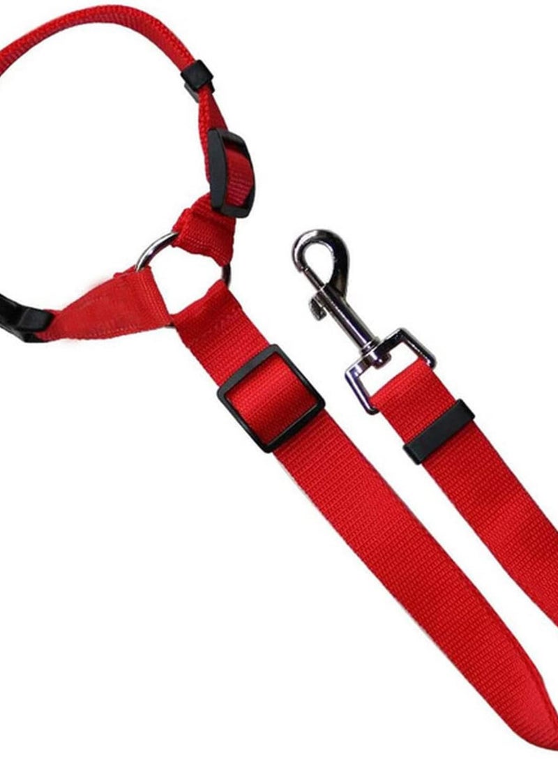 GGOOT Pet Rope Dog Seat Belt Harness Adjustable Dog Cat Safety Leads Car Seat Belt Nylon Vehicle Seatbelts for Dogs Vehicle Travel Pet Products Pet Traction Rope(Elastic 4)  - Image 1