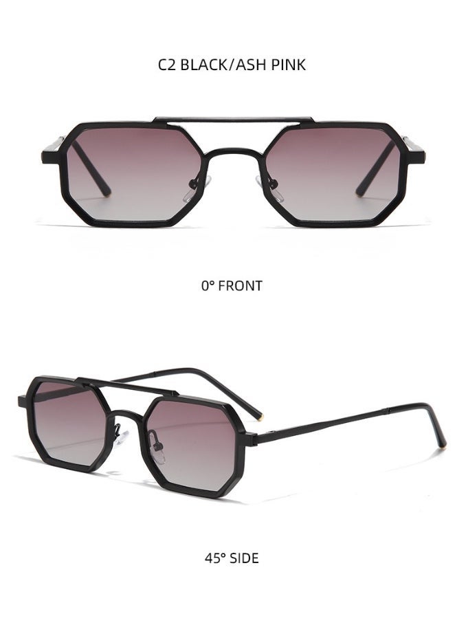 RITY Men & Women Sunglasses with Elegant Metal Frame and Polarized Lenses | Full UV Protection | Luxury Fashion Eyewear for Driving, Travel, Beach & Outdoor Activities | Stylish & Lightweight Design - Image 4