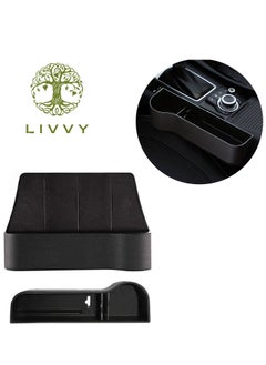 LIVVY Car Seat Gap Organizer | Seat Gap Filler | Multi-functional PU Leather Car Accessories  - Image 4