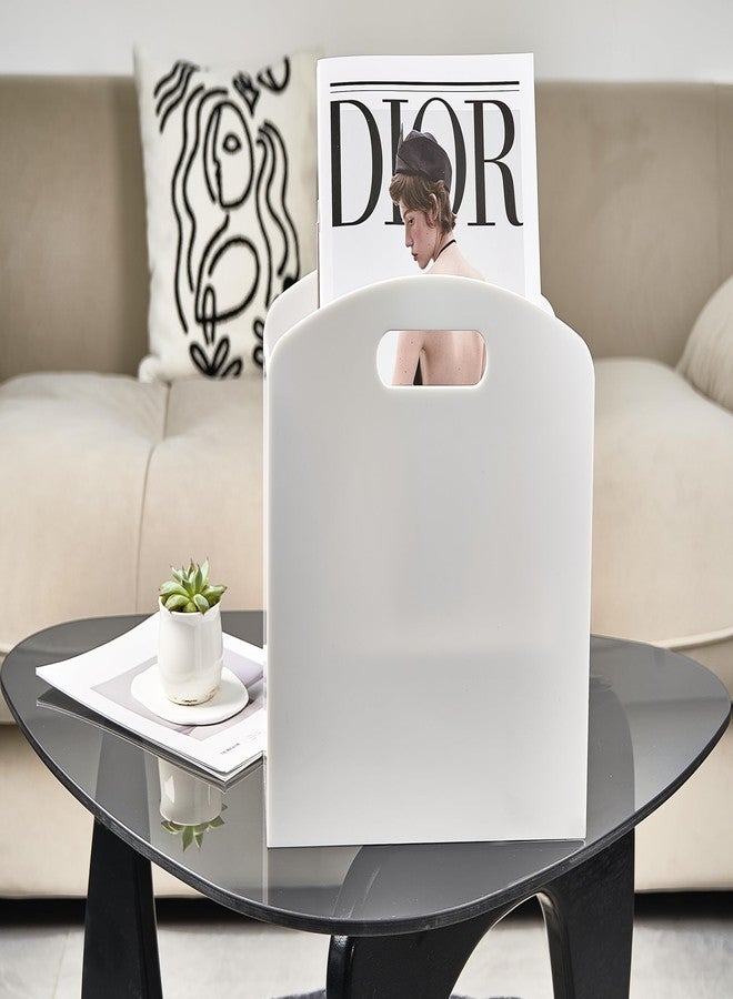 Meicloud White Magazine Rack - Image 4