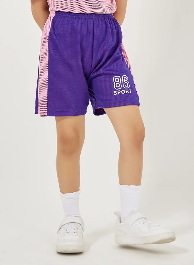 Styli Quick-Dry Breathable Sports T-Shirt & Shorts Set