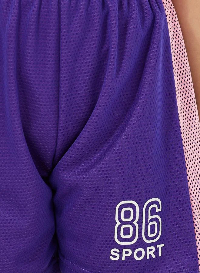 Styli Quick-Dry Breathable Sports T-Shirt & Shorts Set