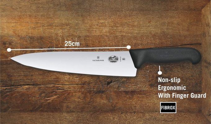 Victorinox 10-Inch Fibrox Pro Chef's Knife, Black - Image 5