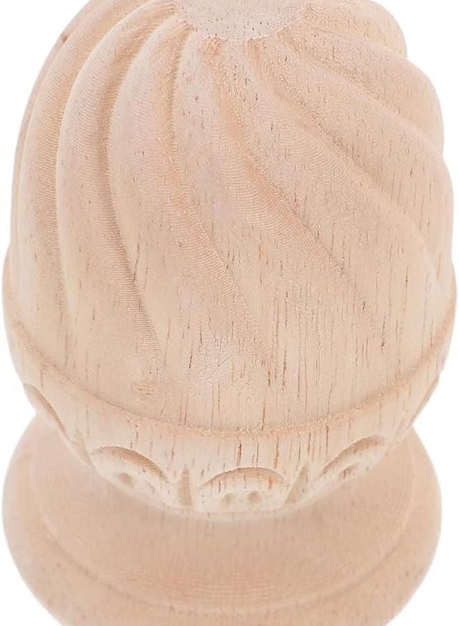 Pineapple Post Cap For Stair Railings DIY Home Decor Sturdy Wood Easy Installation - Image 2