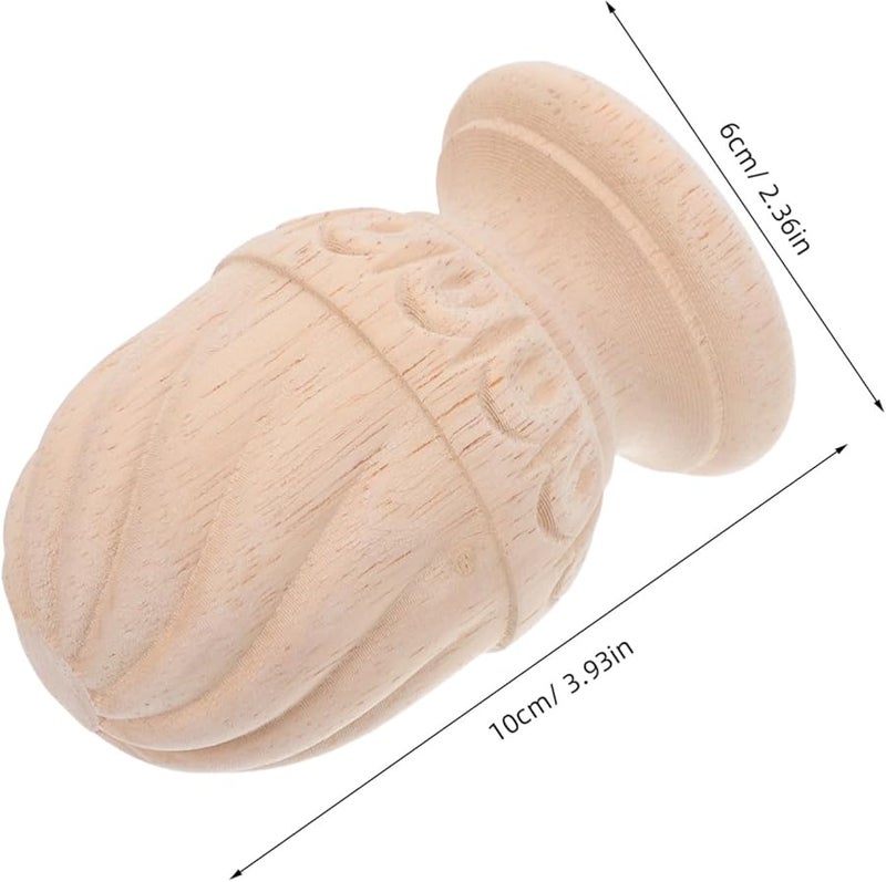 Pineapple Post Cap For Stair Railings DIY Home Decor Sturdy Wood Easy Installation - Image 3