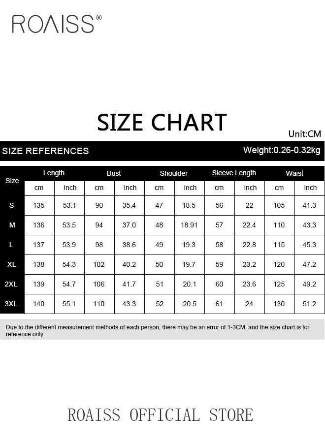 roaiss - 2Pcs-Women's Robe Dress Solid Color Floral Embroidery Lace Edge With Same Headscarf - Image 1