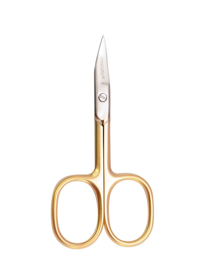 CONCORD Small Precision Scissors, 3.8inch Stainless Steel Multi-Purpose Vintage Beauty Grooming Kit for Facial Hair, Eyebrow, Eyelash, Beard, Moustache - Image 2