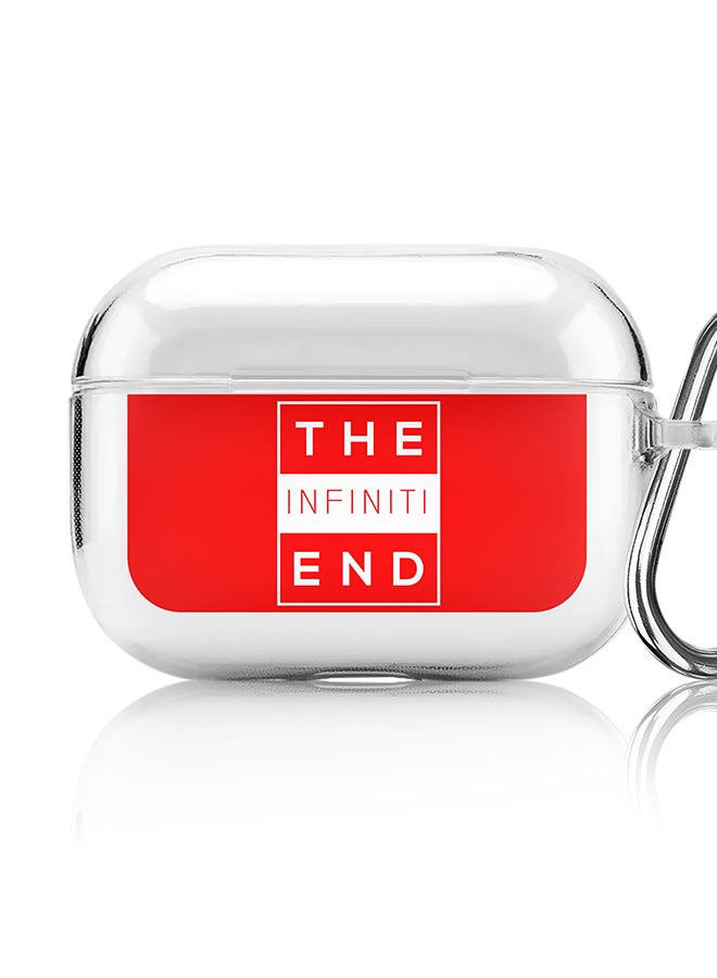 Stylizedd Classic Clear printed Case for Apple AirPods Pro 2nd Generation Thin Transparent Cover [Designed for Apple AirPods Pro 2nd Generation] - The infinite end - Image 1
