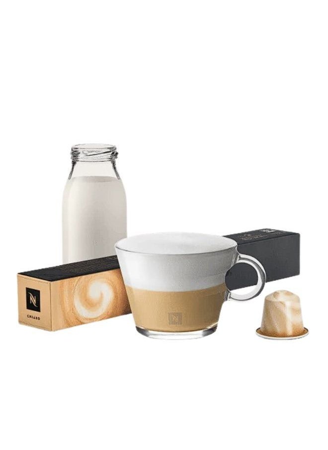 Nespresso - Nespresso Barista Creations Chiaro Roasted Ground Coffee Capsules, Original Line - 10 Capsules in 1 Sleeve - Image 1