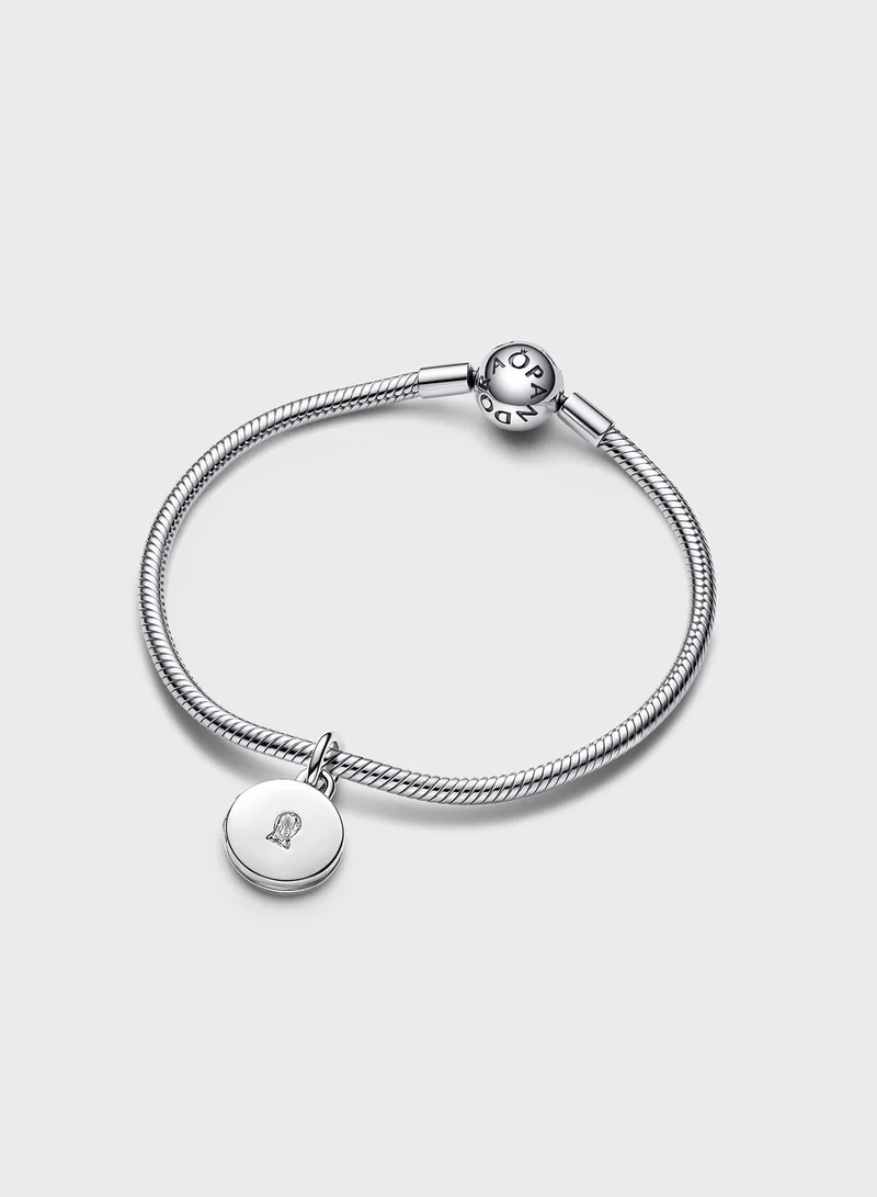 PANDORA Openable & Engravable Love Locket Dangle Charm