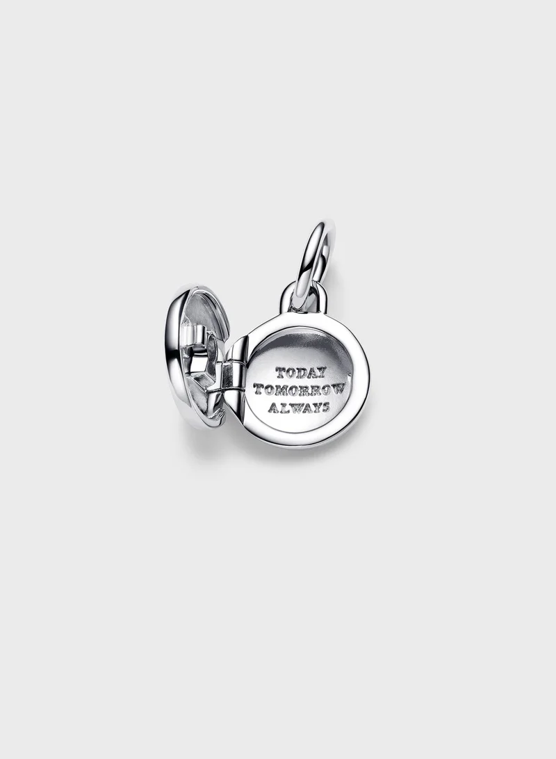 PANDORA Openable & Engravable Love Locket Dangle Charm