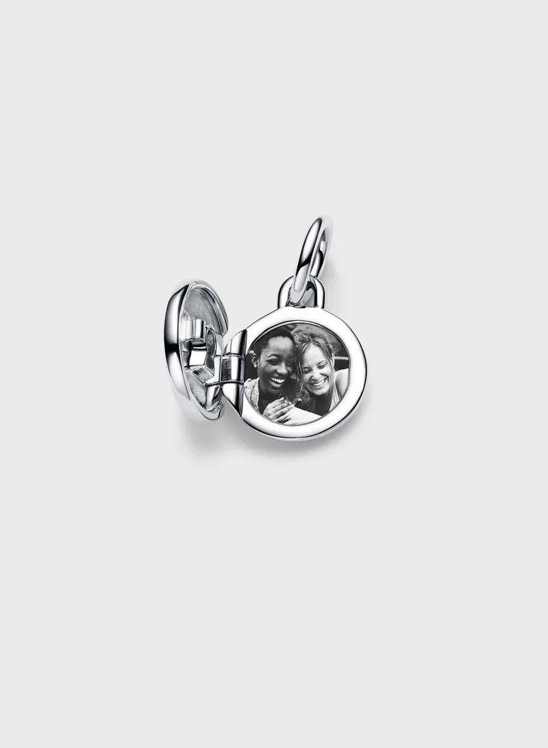 PANDORA Openable & Engravable Love Locket Dangle Charm