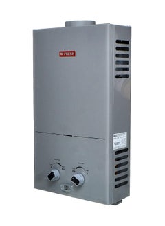 Fresh Gas water heater with adapter from Fresh, capacity 10 liters, silver color, model Gas10LS  - Image 1