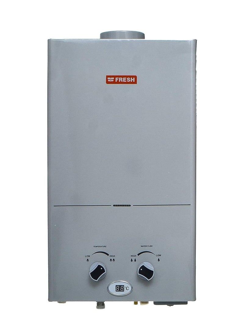 فريش سخان مياه غاز مع محول من فريش، سعة 10 لتر، لون فضي، موديل Gas10LS  - Image 2