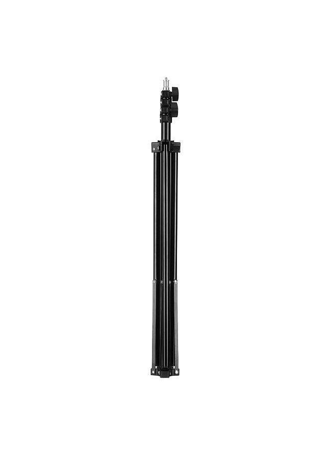 Generic - Adjustable Metal Tripod Light Stand Max. Height 1.6M/5.2ft with 1/4 Inch Screw for Photography Studio LED Video Light Umbrella Ring Light - Image 1
