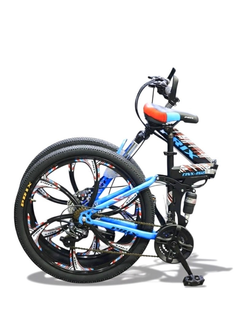 بريكس دراجة جبلية للشباب بحجم 26 بوصة - 21 سرعة، متعددة الألوان قابله للطي طارات جنط - Image 2