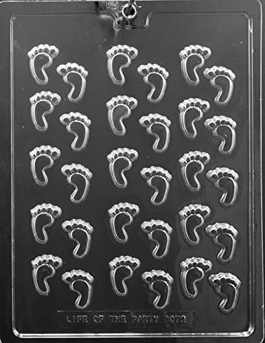 LEGLO Bite Size Decos Baby Feet Candy Mold Baby Shower Soap Mold leglo - Image 2