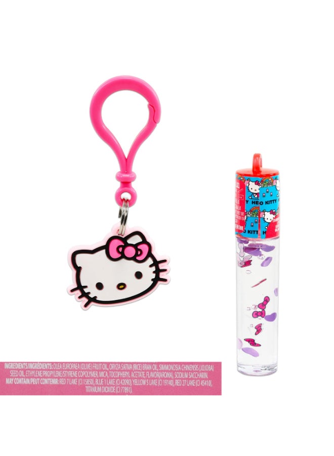 Hello Kitty Lip Gloss Tubes Bundle with 2 Lip Gloss in Assorted Flavors for Party Favors Plus Bag Clip Stickers More Hello Kitty Party Favors - Image 4