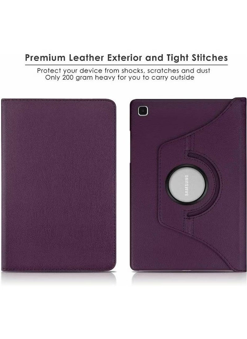 NAFO - Galaxy Tab A7 Case, 10.4" 2020 Tab A7 case, PU Leather Smart Case 360 Degree Rotating case Smart Folio Book case For Samsung Galaxy Tab A7 10.4-inch 2020 case (SM-T500/T505/T507) (Purple) - Image 1
