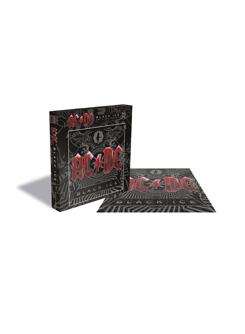 ROCK SAWS Acdc Black Ice (500 Piece Jigsaw Puzzle)
