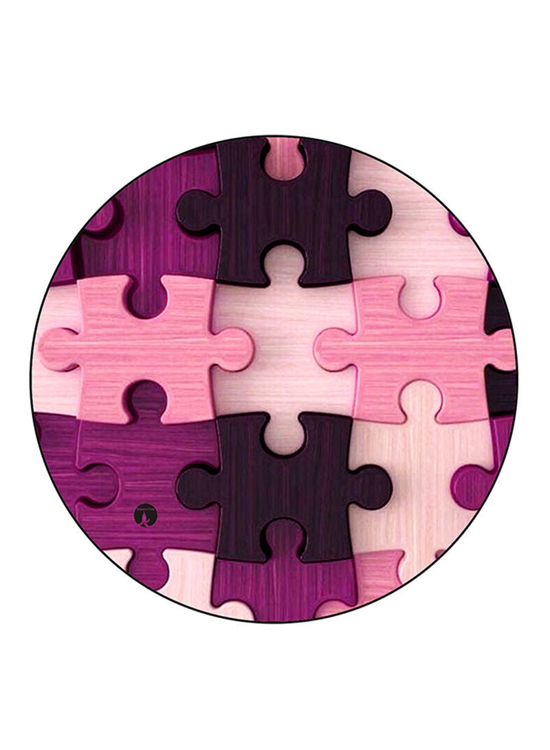 RKN دبوس كبير مطبوع بألوان متعددة على شكل لغز - Image 1