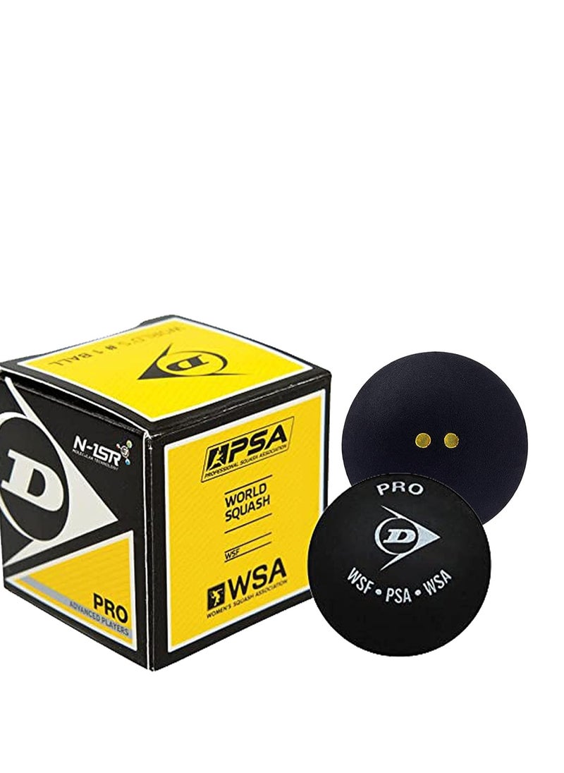 Dunlop Sports Dunlop Pro - Double Yellow Dot Squash Ball - 1-Pack  - Image 1