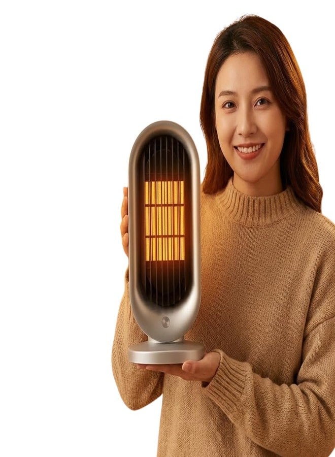 Drumstone (𝐒𝐩𝐞𝐜𝐢𝐚𝐥 𝟏𝟓 𝐘𝐞𝐚𝐫𝐬 𝐖𝐚𝐫𝐫𝐚𝐧𝐭𝐲) 1500W Smart Ceramic Space Heater with ECO Auto Mode, Silent Fan, Overheat & Tip-Over Protection, Energy Efficient Heater for Home, Office - Image 1