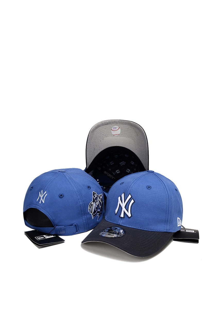 New Era MLB New York Yankees Blue and Navy Adjustable Cap with Commemorative Patch