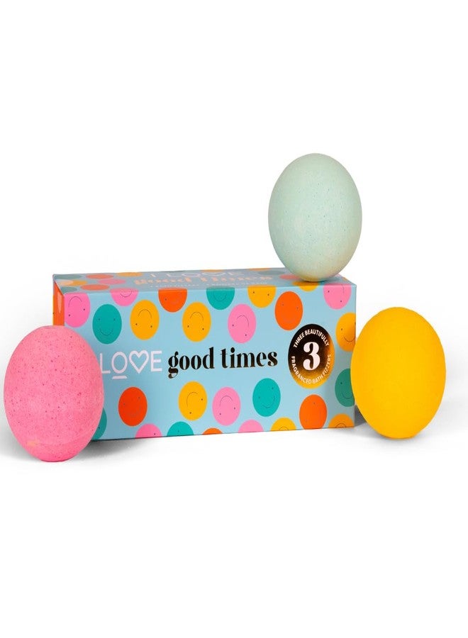 I LOVE Special Moments Good Times Bath Fizzer Pack - Natural Bath Bombs Gift Set - Shea Butter Bath Bombs Set - Spa Gift Set for Women - 3 pc - Image 3