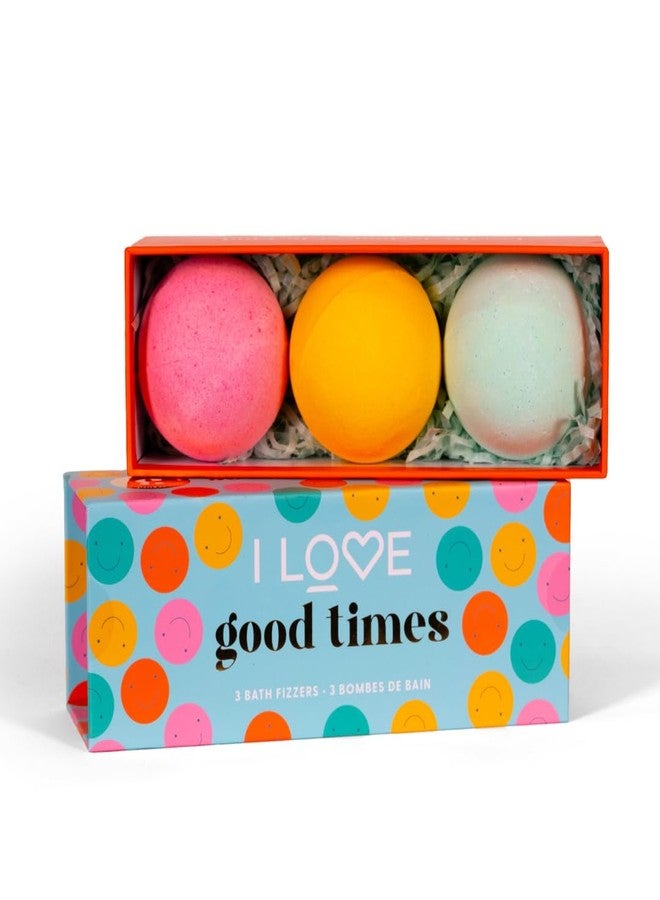I LOVE Special Moments Good Times Bath Fizzer Pack - Natural Bath Bombs Gift Set - Shea Butter Bath Bombs Set - Spa Gift Set for Women - 3 pc - Image 2