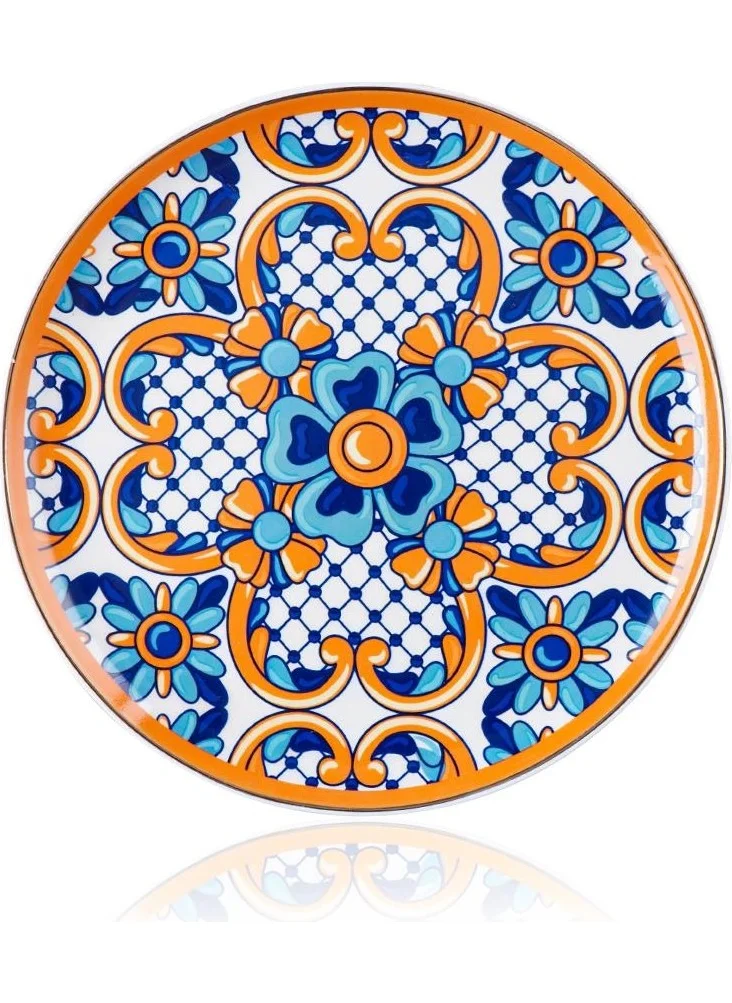 أكار Stella Porcelain Cake Plate - 19 cm