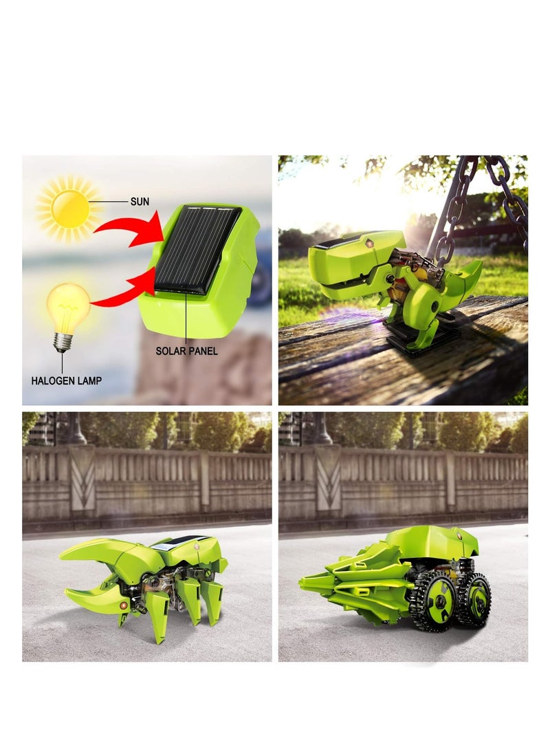 MAGIC VAULT - Robot Dinosaur Toys, 3-in-1 Solar Robot Kit, STEM Projects for Kids Ages 8-12, Building Games Robot Toys for 8 9 10 11 12 Year Old Boys Girls - Image 1