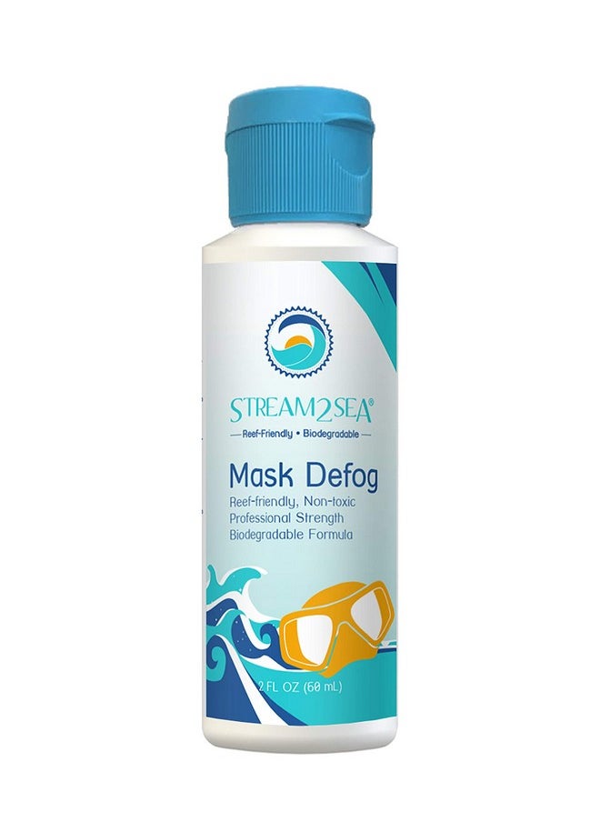 STREAM 2 SEA - Mask Defog, Reef Friendly Defogger Coating Anti Fog Mask For Glasses, Snorkel Mask, Scuba Divers, Ski Goggles And Sports Glasses Equipment - Image 1