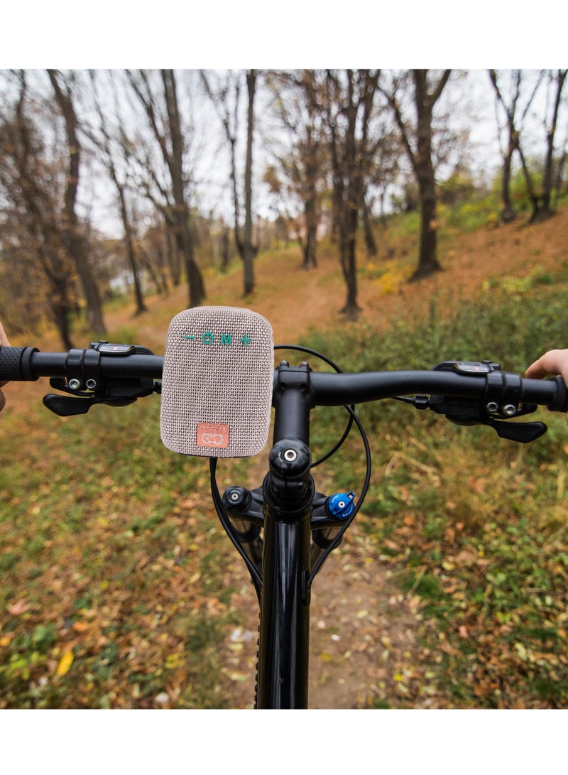 موديكس مكبر صوت بلوتوث لاسلكي محمول Moodix، لون رمادي - Image 3