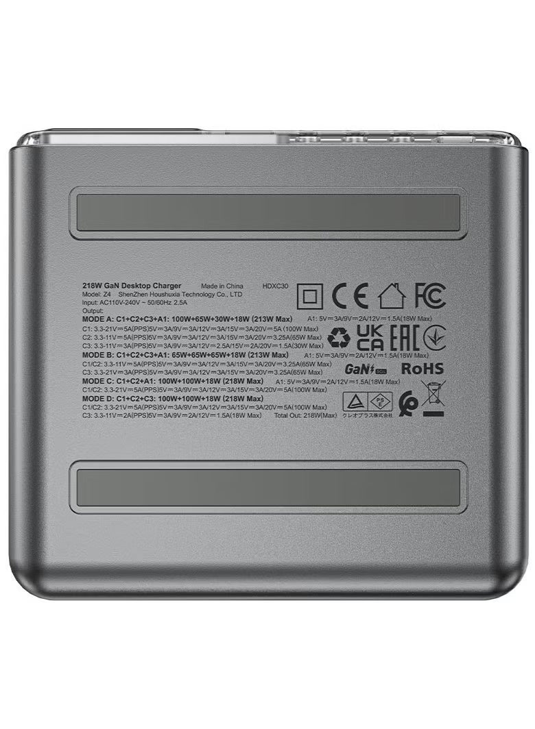 ACEFAST Desktop Power Station Z4 PD218W GaN (3xUSB-C+1xUSB-A) EU - Image 3