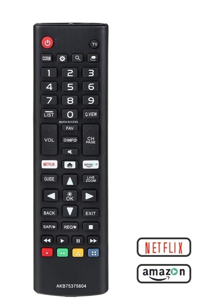 ELTRAZONE - Universal Remote Control Compatible with AKB75375604 for LG 4K Smart TVs – Replacement for Models 43UK6300PUE, 49UK6300PUE, 55UK6300PUE, 65UK6300PUE, 75UK6570PUB – Strong IR Signal, Easy Setup, Long Battery Life, and Full Functionality for TV Navigation, Volume, Channel, and Menu Controls – High-Performance Remote for Seamless Entertainment - Image 1