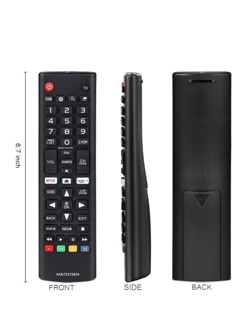 ELTRAZONE - Universal Remote Control Compatible with AKB75375604 for LG 4K Smart TVs – Replacement for Models 43UK6300PUE, 49UK6300PUE, 55UK6300PUE, 65UK6300PUE, 75UK6570PUB – Strong IR Signal, Easy Setup, Long Battery Life, and Full Functionality for TV Navigation, Volume, Channel, and Menu Controls – High-Performance Remote for Seamless Entertainment - Image 1