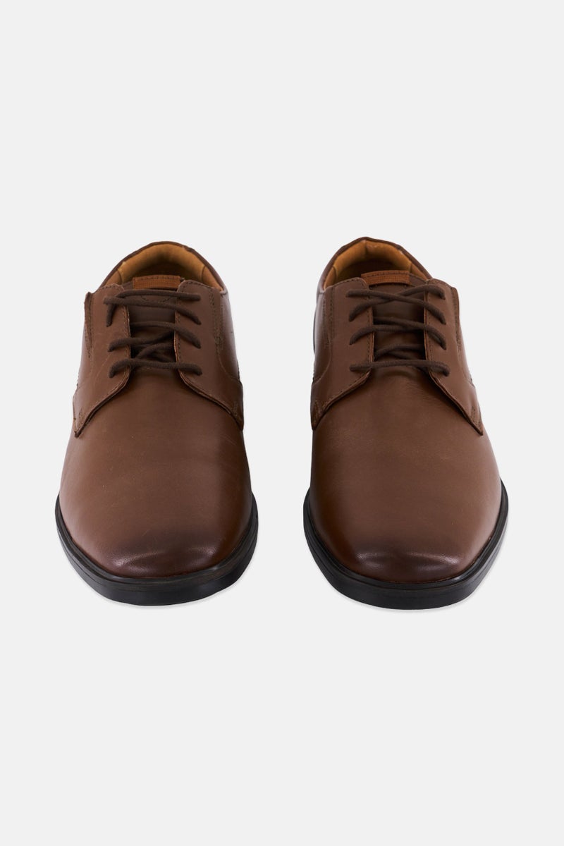 clarks Men Standard Fit Slite Low Formal Shoes, Brown - Image 4